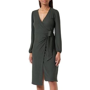 Bestseller A/S Onlmerle L/S Wrap Midi Dress JRS wikkeljurk voor dames, duffeltas, XL