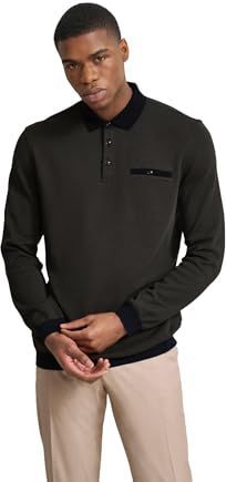 bugatti heren polo 1:1 mouw, groen, M