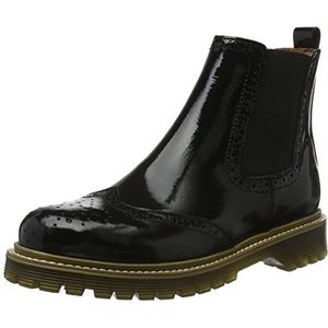 Bronx Rifka-Chunky Chelsea laarzen voor dames, zwart zwart 01, 37 EU