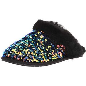 UGG Dames Scuffette Ii Stellar Pailletten Slipper, Zwart, 37 EU