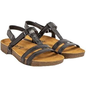 ART 0946s I Breathe, damessandalen, metallic, zwart, 36 EU