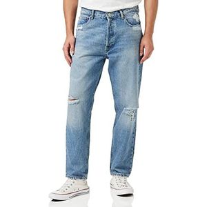 Dr. Denim Heren Rush Jeans, Drift Mid Ripped, 34/32