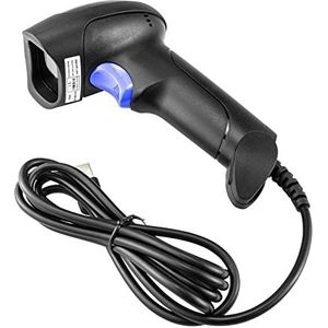 Netum - NSL5 - 2D-streepjescodescanner - Zwart - Plug-and-play, USB, Compatibel met Windows, Mac, Linux
