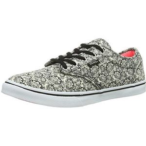 Vans Dames W Atwood Lage Skateboarding Schoenen, Zwart Off Wit, 34 EU