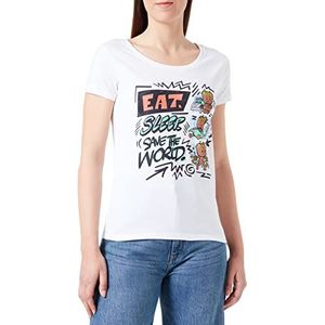 Marvel T-shirt voor dames, Wit, S