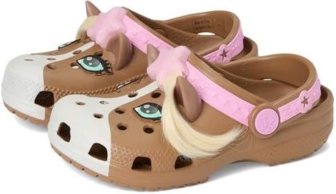 Crocs - Toddler Classic IAM Horse - Klompen - Milk Chocolate - Kinder