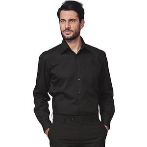 SIGGI - hemd""Maximo"" van 35% katoen en 65% polyester in verschillende kleuren, gewicht per vierkante meter, maat 130, maat: XXXL - varianten: zwart