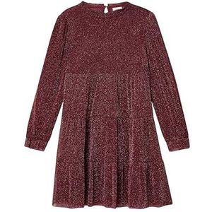 s.Oliver - Glinsterende Jurk - Jersey - Met Ruches