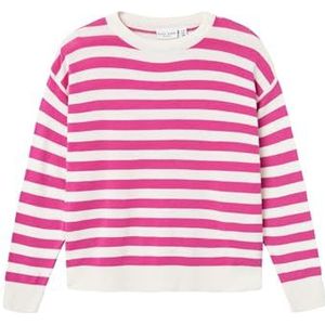 NAME IT Girl gebreide trui loose fit, raspberry rose, 116