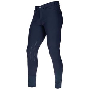 Covalliero Rijbroek Techno II, rijkleding, donkerblauw, maat 44, kniestukken, polyamide, heren, 4-way stretch