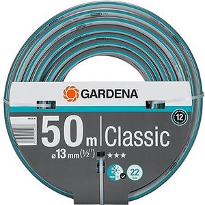 GARDENA Classic slang 13 mm (1/2"") 50 m: Universele kruisgeweven tuinslang, 22 bar barstdruk, druk- en uv-bestendig (18010-20)