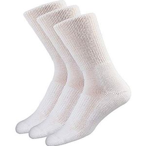 Thorlos XT Max Cushion Fitness Crew Socks, White (3 Pair Pack), Large
