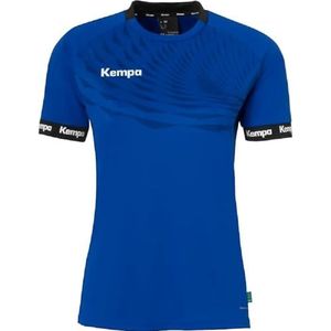 Kempa Wave 26 Shirt WOMEN Dames Sportshirt Korte Mouw T-shirt Functioneel Shirt Handbal Gym Fitness Jersey - elastisch en ademend - getailleerd