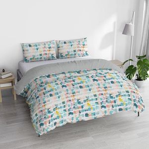 Italian Bed Linen WATERCOLOR beddengoedset met digitale print, tweepersoonsbed, WT 06