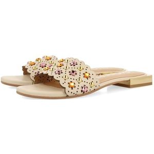 Gioseppo - Labin - Sandalen - Off-white - Gewatteerde Binnenzool van Leer