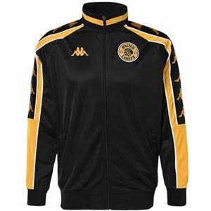 Kappa 2023-2024 Kaizer Chiefs Tracksuit Top (zwart)