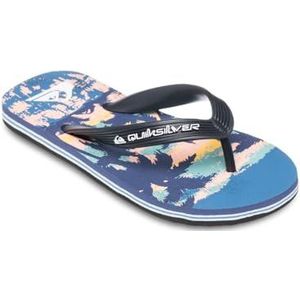 Quiksilver Molokai Art 25 Youth. Sandalen voor jongens, Coronet Blue Tropicamo, 28 EU