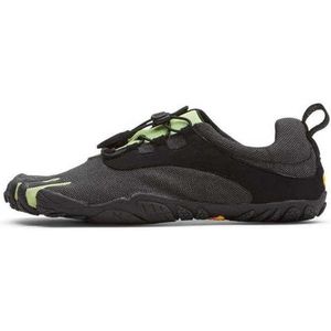 Vibram Five Fingers V-Run, hardloopschoenen voor heren, Zwart Groen, 43 EU