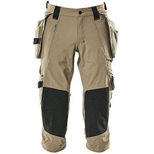 Mascot 17049-311-55-C52 Stretch korte broek met zakken, lichte kaki, C52