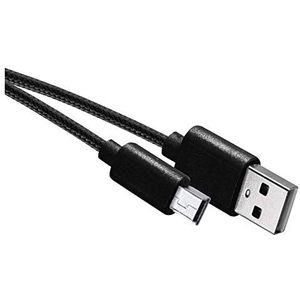 EMOS USB-kabel 2.0, USB A naar mini B-stekker, 2 A, oplaadkabel van 2 meter, voor PS3, PS2-controller