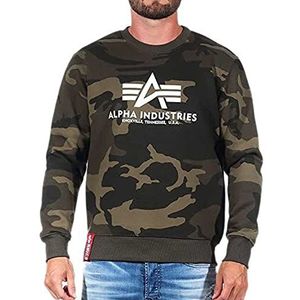 Olive Camo - Sweater - Regular Fit - 80% Katoen, 20% Polyester