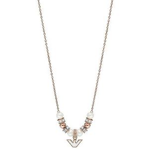 Emporio Armani Witte Parelmoeren Componentenketting voor Dames, EGS3053221