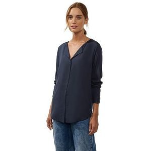 Street One dames longblouse, blauw (deep blue), 38