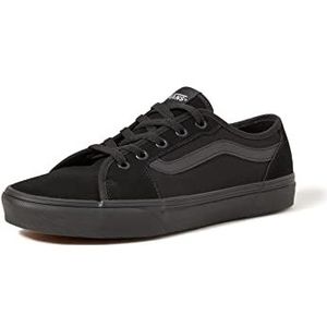 Vans Dames Ward Platform Canvas Sneaker, Suede Canvas Zwart Zwart, 42 EU