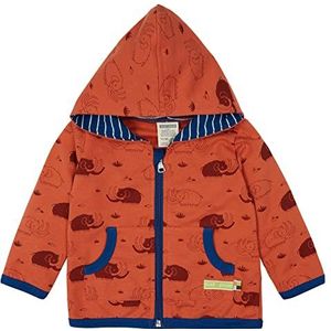 loud + proud Uniseks kinderopdruk, GOTS gecertificeerd jack, Cinnamon, 86/92