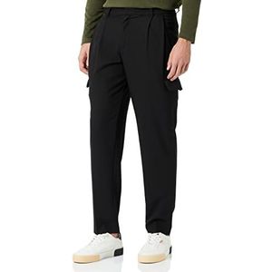 Jack & Jones JPSTBILL JJVINCENT YO LN Cargobroek, Zwart, 32/32