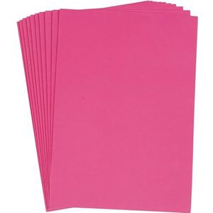 EVA Foam Sheets, A4 21x30 cm, dikte 2 mm, roze, 10sheets