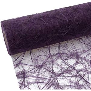 Sizoweb tafelband aubergine 20 cm rol 25 meter 64 023-R