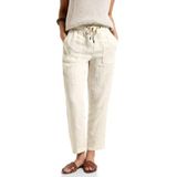 Street One Dames Papieren broek in Beige, in size: 32