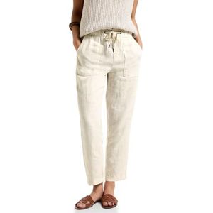 Street One Dames Papieren broek in Beige, in size: 32