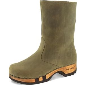 Woody Dames Rose Halflange laarzen, olijf, 36 EU, olijfgroen, 36 EU