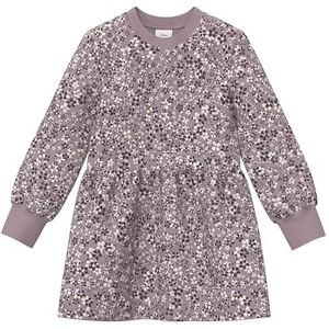s.Oliver - Fleece Jurk - Met Bloemen - Regular Fit