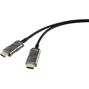 SpeaKa Professional SP-8821972 HDMI-kabel HDMI Aansluitkabel HDMI-A-stekker, HDMI-A-stekker 50.00 m Zwart Ultra HD (8K)