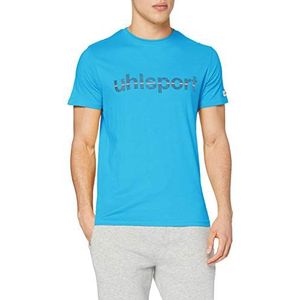 uhlsport T-shirt Essential Promo, cyaan, M