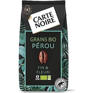 CARTE NOIRE - Koffiebonen ""Peru Selection"" - Bio 100% Arabica - Verpakking van 500 g - Gemaakt in Frankrijk