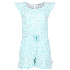 Regatta Girl's Dasia Jurk voor meisjes, Aruba Black Zebra (bloemen meerkleurig), 3 jaar