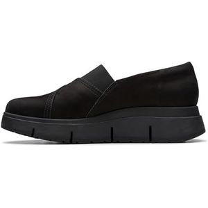 Clarks Premium Dames Loriini West Loafer, zwart, 3 UK, Zwart, 36 EU