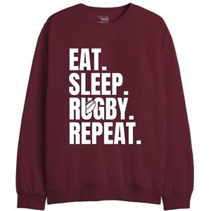 Republic Of California UXREPCZSW042 UXREPCZSW042 Sweatshirt voor heren, bordeaux, maat M, Bordeaux, M