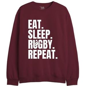 Republic Of California UXREPCZSW042 UXREPCZSW042 Sweatshirt voor heren, bordeaux, maat S, Bordeaux, S