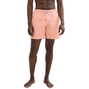 TOM TAILOR Zwemshorts voor heren, 12642 - Hazy Coral Rose, L