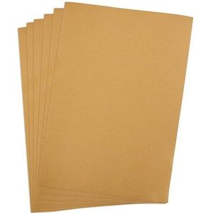 Baker Ross FN161 A4 Gerecycled Kraft Kaarten Pak - Pak van 50, Rustiek Papier Pakket, Bruin Knutselpapier