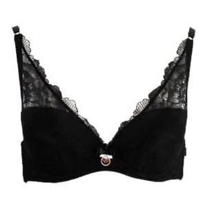 Emporio Armani Eternal Lace Padded Beha voor dames, zwart, 80A