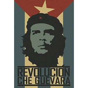 Schatzmix Retro Revolucion Che Guevara metalen bord wanddecoratie 20x30 tin Sign blikken bord, meerkleurig
