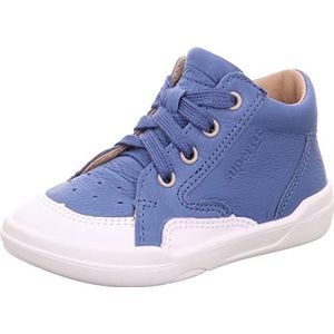 Superfit Superfree sneakers voor jongens, Blauw wit 8000, 21 EU