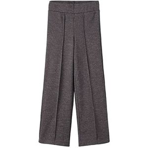 NAME IT Nkfnilea Wide Loose Pant Noos broek voor meisjes, dark grey, 122 cm