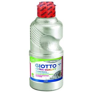 Giotto Extra Quality, schilderklare metallic temperaverf hoogste kwaliteit, 250 ml - zilver